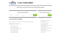 Desktop Screenshot of acellphonenumber.com