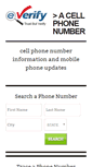 Mobile Screenshot of acellphonenumber.com